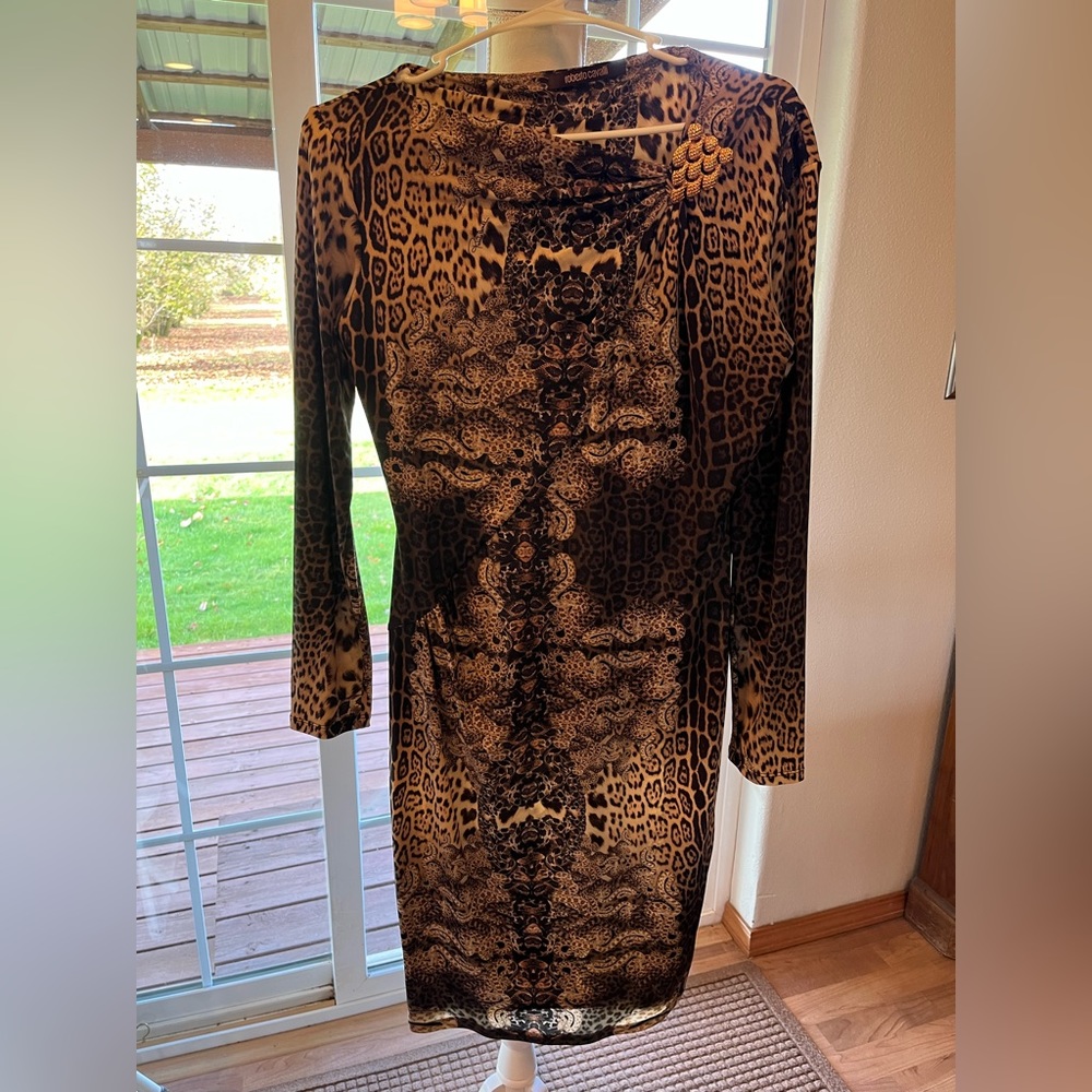 Roberto Cavalli Animal Print Dress